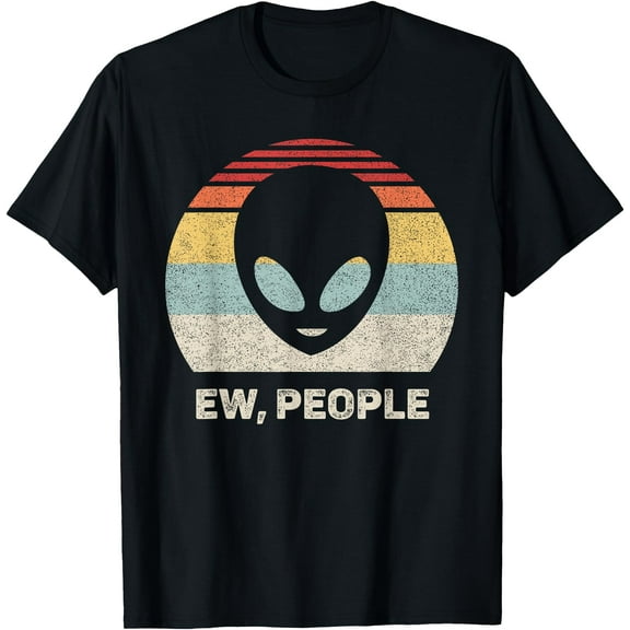 Retro Ew, People Alien Vintage Unisex T-Shirt for Men Women Kids