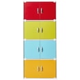thumbnail image 3 of Pemberley Row Wooden Multicolor Bookcase Cabinet Rectangular Versatile, 3 of 4