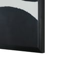 thumbnail image 6 of SAFAVIEH What Great Distance 16 in. x 20 in. Framed Wall Art, Midnight Blue/Ivory, 6 of 7