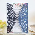 thumbnail image 2 of Tarjetas de invitaciones de boda europeas, tarjetas de felicitación de negocios de encaje Floral, recuerdos de cumpleaños, decoración de fiesta de boda y ducha, 25/50 piezas, 2 of 4