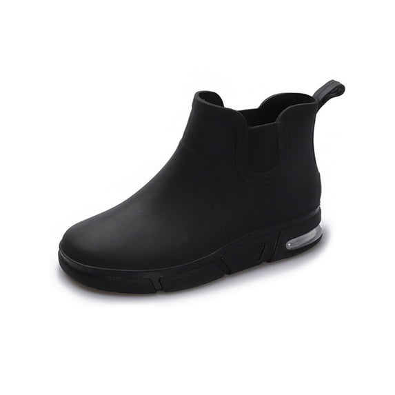 Gomelly Mens Garden Rain Shoes Waterproof Muck Outdoor Boot with Comfortable Anti-slip Air Cushion Outsole for Lawn Care Gardening and Yard Work