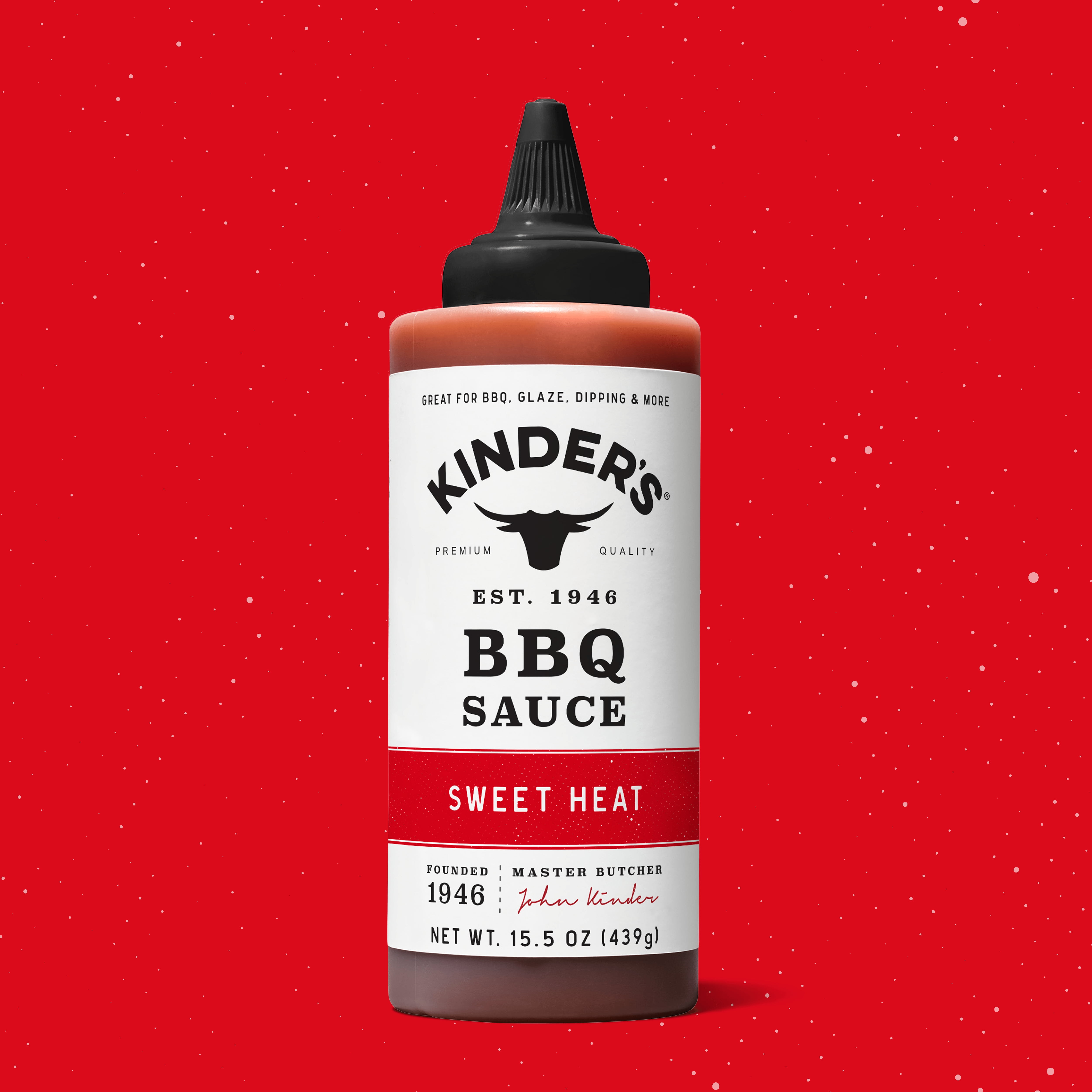 (3 pack) Kinder's Sweet Heat BBQ Sauce for Meat and Vegetables, 15.5 oz Bottle