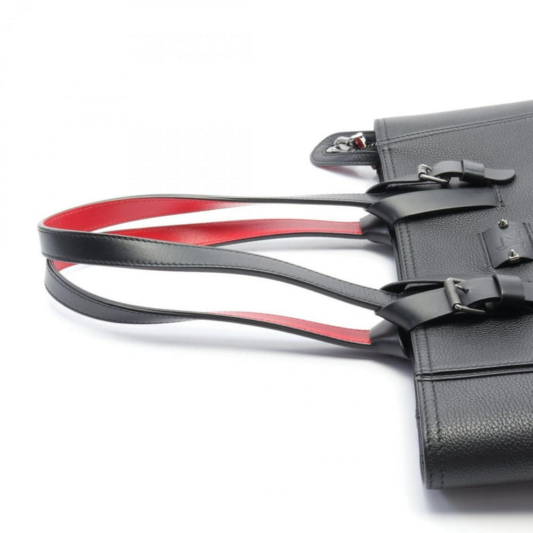 Pre-Owned Christian Louboutin KABIKER Small Tote Bag Leather  