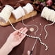 thumbnail image 3 of 4 rollos de 38,28 yardas de perlas, guirnalda de perlas, hilo de perlas para decoración, rollo de perlas, 3 of 5