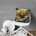 thumbnail image 7 of Yellow Gray Black Decorative Floral Throw Pillow Covers 18 X 18 Inch, Set Of 2, Linen Study Sofa Cushion Cover Indoor Living Room Home Decor, 7 of 7
