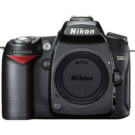 Nikon D90 Black 12.3MP Digital SLR (Body Only) Camera, DX-format CMOS sensor, 3" LiveView LCD, 24fps HD-Movie Mode