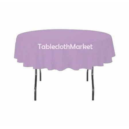 

10 Pack 60 Inch round Polyester Tablecloth 24 COLOR Table Cover Wedding Event