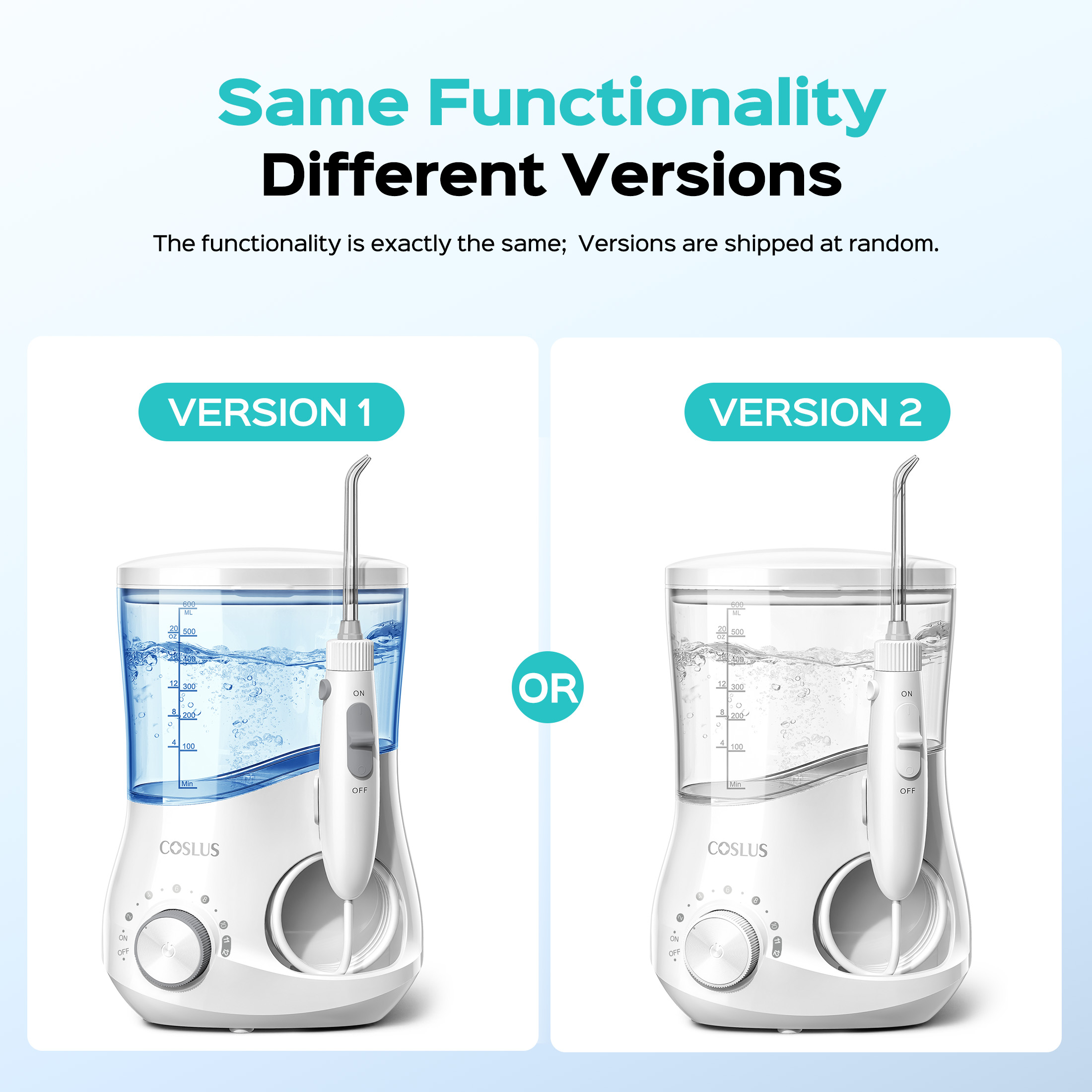 COSLUS Countertop Water Flosser for Family photo 2