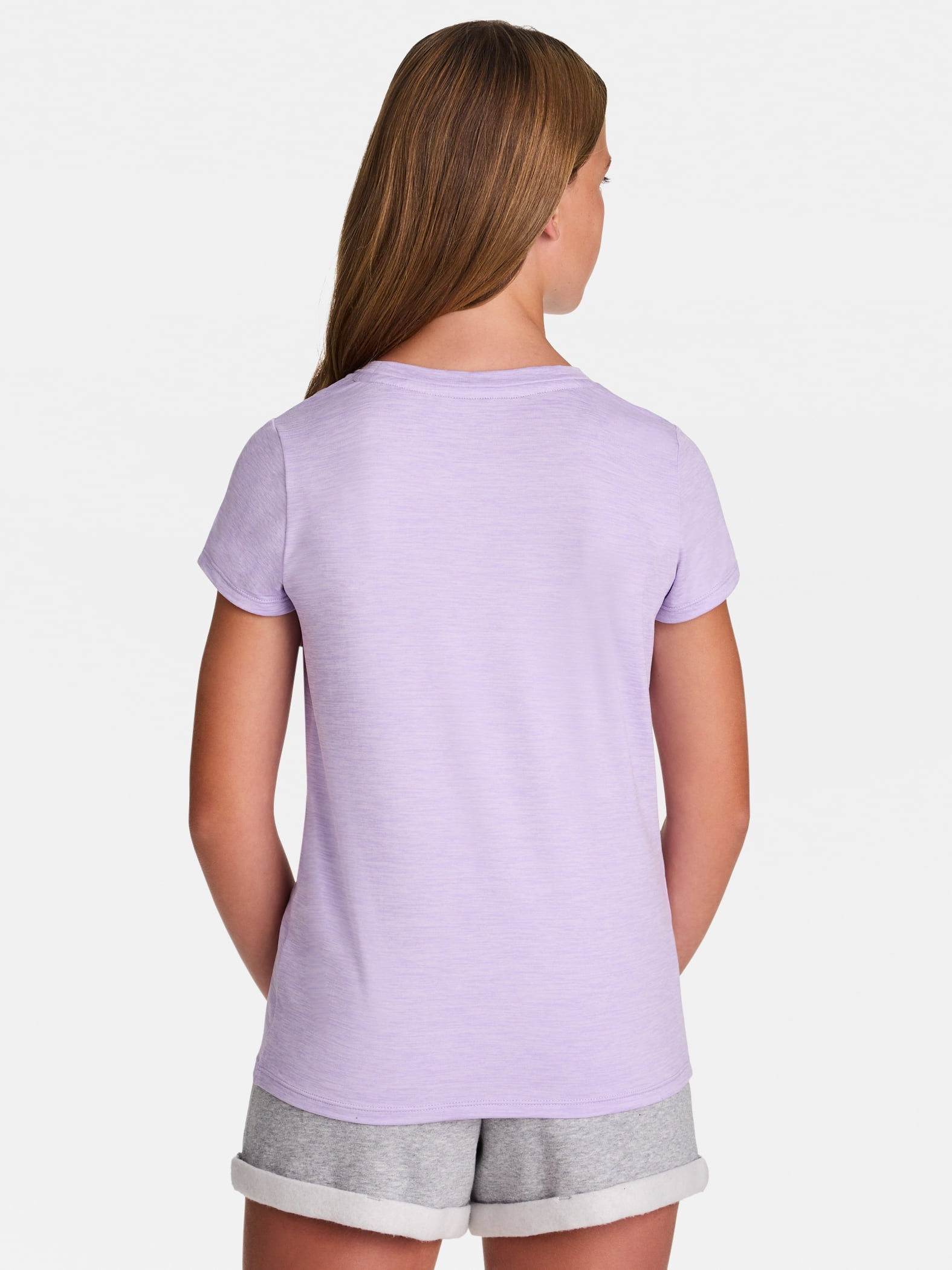 Reebok Girl's Legacy Short Sleeve Performance T-Shirt, Sizes 4-18