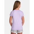thumbnail image 3 of Reebok Girl's Legacy Short Sleeve Performance T-Shirt, Sizes 4-18, 3 of 6
