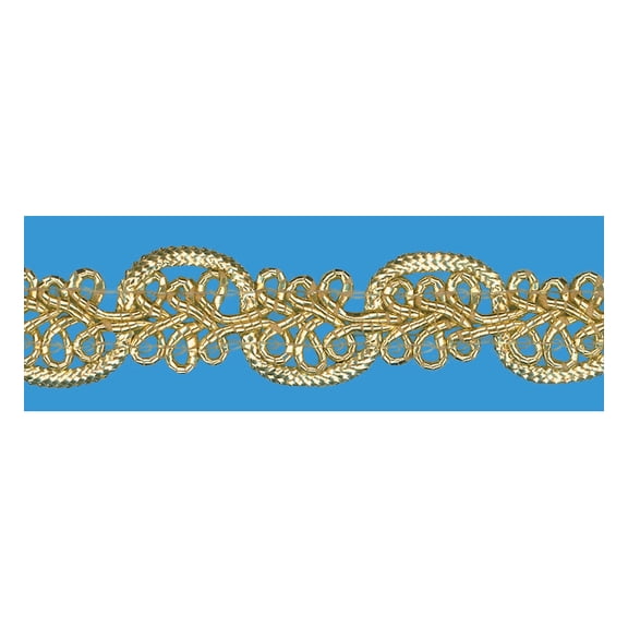 GOLD 5/8" METALLIC PASSAMENTRIE