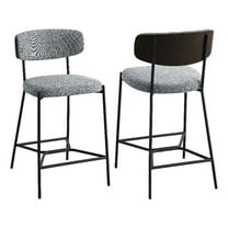 Elison Counter Height Bar Stool Grey (Set of 2)