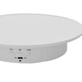 thumbnail image 4 of facefd Rotating Display Stand Jewelry Shoes Adjustable Revolving White Velvet Base, 4 of 9