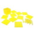thumbnail image 1 of 1Set Montessori Beads Square Children Learning Math Toy Xmas Gift B, 1 of 7