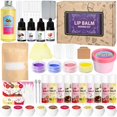 thumbnail image 1 of JUYRLE Kit para hacer bálsamo labial, kit de bálsamo labial para niños, haz tu propio kit de fabricación de bálsamo labial con contenedores de bálsamo labial de cera de abejas natural, base de bálsamo, 1 of 5