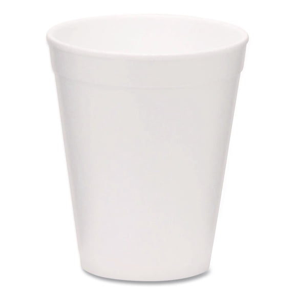 10 oz Foam Drink Cups - White (1000/Carton)