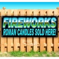 thumbnail image 1 of Fireworks Spinners Bl 13 oz Vinyl Banner With Metal Grommets, 1 of 4