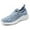 Light Blue, variant on Women's Casual Shoes Fly Weave Sports Casual Shoes Comfortable Mesh One Foot Stirrup Light Soft Bottom Women's Shoes