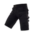 thumbnail image 6 of GrmtClth Water Resistant Ripstop Cargo Shorts for Men Breathable Solid Color Short Pants Fishing Multi Pockets Outdoor Work Shorts Soft Clothes Black 3XL, 6 of 8