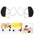 thumbnail image 3 of Bread Toaster Metal Grill Rack Toaster Warming Rack Stainless Steel Bread Rack Bread Maker Griddle, 3 of 4