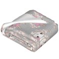 Bingfone Beautiful Rabbit1 Print Flannel Fleece Blanket Throw Blanket