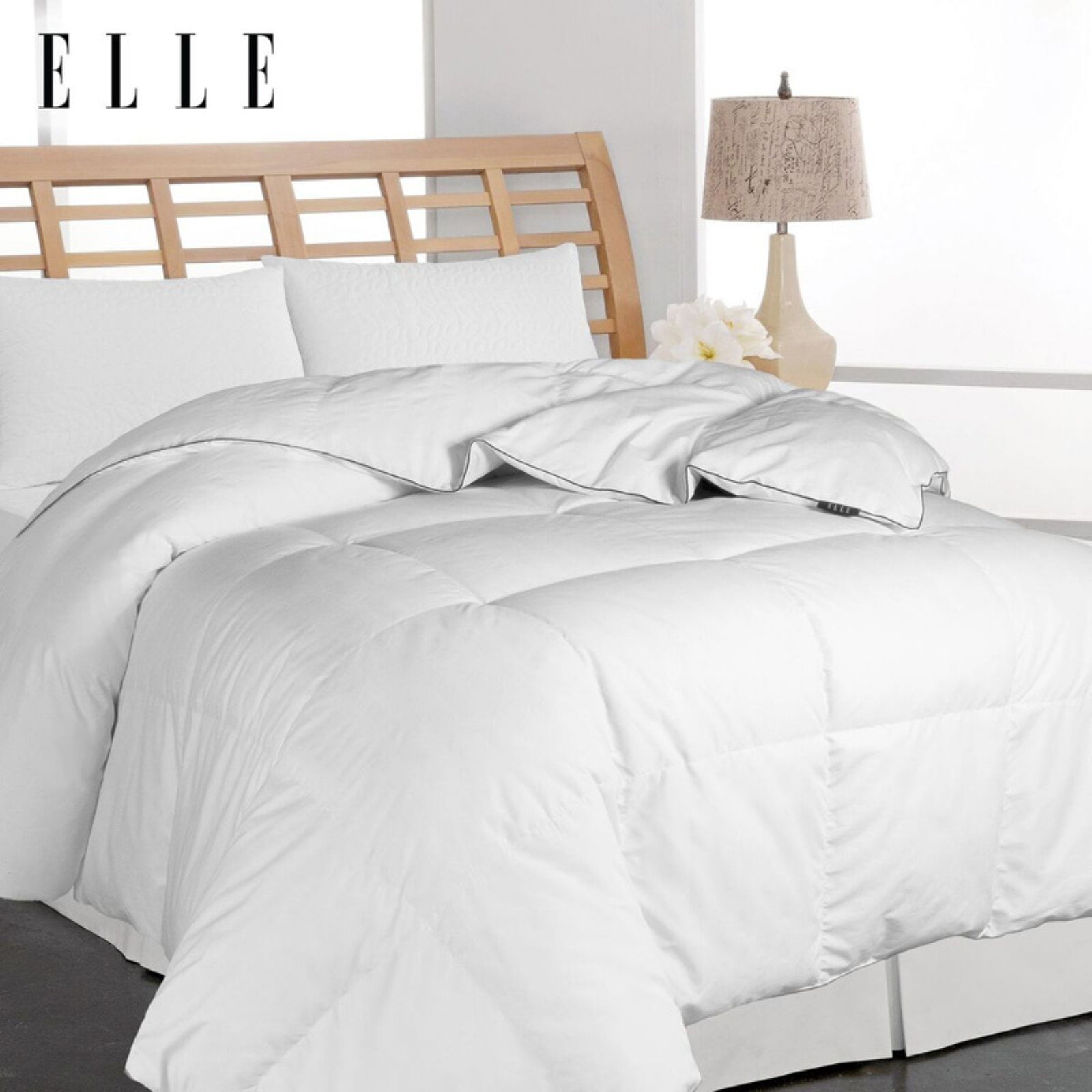 Microfiber Down Comforter by Elle Home