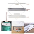 thumbnail image 3 of Over The Cabinet Door Garbage Holder Wastebaskets Trash Rack Cupboard Storage Hanger Waste Bins Basket Hanging Trash Can Rubbish Rack Portable Hanging Organizer Trash Bag Holder with Lid, 3 of 6