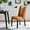 Tan, variant on Modway Baron Vegan Leather Dining Chair in Gray
