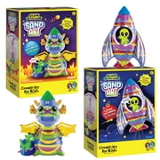 Creativity for Kids Sand Art, Rocket and Dragon 2 Pack: Boys Crafts Activities for Kids Ages 6-8+