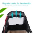 thumbnail image 4 of Rose Premium Fabric Pet Carrier Bag - Durable 900D Oxford Cloth & Sherpa Base - Comfy 17x10x11.8 in - Ideal for Travel & Outdoors – Spacious & Stylish – Suitable for Small Pets, 4 of 7