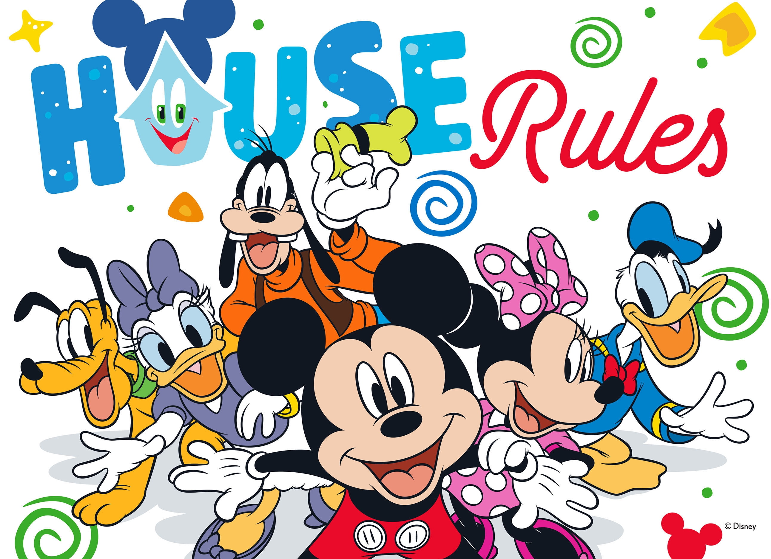 Ceaco Mickey's Clubhouse 4-in-1 Multipack Interlocking Jigsaw Puzzles for Children Ages 6+