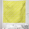 thumbnail image 1 of Jasmine Tapestry, Realistic Digital Design Flower Petals Vintage Garden Pattern, Fabric Wall Hanging Decor for Bedroom Living Room Dorm, 5 Sizes, Yellow Green Grey Yellow, by Ambesonne, 1 of 1