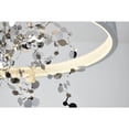 thumbnail image 2 of Bethel International LED Chandelier Chrome Aluminum & Acrylic, 2 of 5