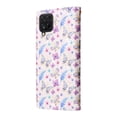 thumbnail image 2 of Wallet Case for Samsung A12 4G with RFID Blocking Credit Card Slots Holder, Cute Patterned Gold Brushing Magnetic Flip Kickstand Wrist Strap Cover for Samsung Galaxy A12 4G, Butterfly Flower, 2 of 8