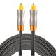 thumbnail image 1 of Cable de audio óptico digital macho a macho con cabeza de metal chapado en oro de 2m Afortunado Sencillez, 1 of 3