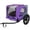 Purple, variant on Pet Strollers Outdoor Heavy Duty Collapsible Pet Bike Trailer with 16-Inch All-Terrain Wheels & Universal Hitch – Foldable Dog/Cargo Carrier Cart for Bicycles, black+grey,Pet Stroller
