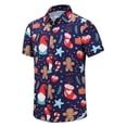 thumbnail image 2 of Camisa hawaiana con estampado floral 3D completo para hombre, camisas casuales de manga corta con botones tropicales, camisetas de playa para hombre, camiseta de talla grande, 2 of 4
