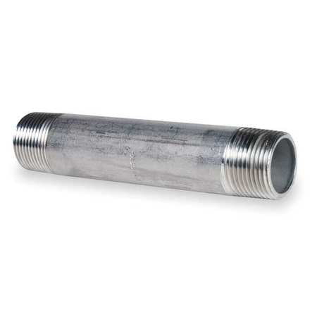 1 x 4 NPT Threaded Black Pipe Nipple Schedule 40