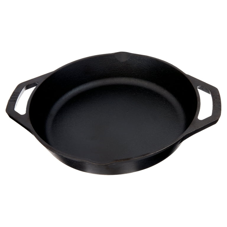 Lodge, Cast Iron Pan, 10.25 Inch, Dual Handle, Versatile Cookware