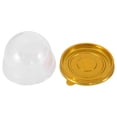 thumbnail image 4 of 150 cajas de plástico transparente para mini cupcakes Cúpula para muffins Contenedor para muffins Caja individual para cupcakes, 4 of 5