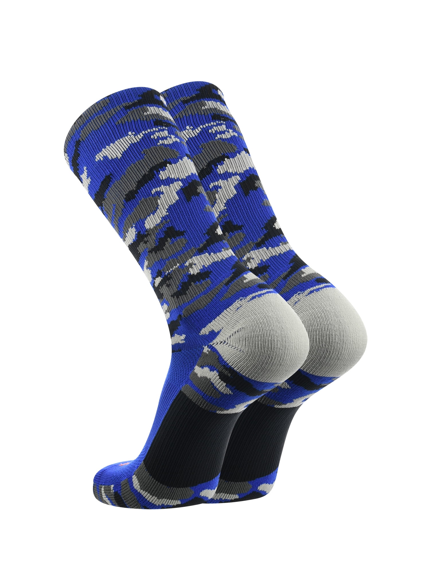 blue camo nike socks