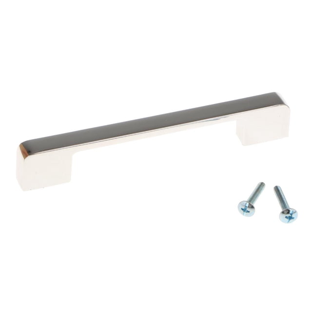 Tiradores de Puerta 96mm 128mm 192mm de Las Perillas Del Tirón Del Gabinete Del Armario de La Aleación Del Cinc Cromo paso de agujero de 128 mm Baoblaze Perillas del gabinete