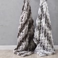 thumbnail image 4 of Modern Threads Braided Microfiber Throw, 50" x 60", Silver, 4 of 4
