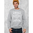 thumbnail image 2 of 40th Birthday VINTAGE 1983 Crewneck Sweatshirt, 2XL, H. Grey, 2 of 3