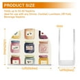 thumbnail image 4 of Yayeee Napkin Holder for Table Kitchen Paper Tissue Organization, Beige Jam Jars, 4 of 8
