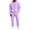 #Light Purple_005, variant on Domuza Full‑Zip Hooded Sweatshirt and Straight‑Leg Sweatpants Set for Men, 2‑Piece Pullover Sweatsuit, Relaxed‑Fit Athletic Casual Outfit with Pockets