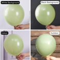 thumbnail image 2 of Globos de látex PartyWoo, color verde salvia, 12 pulgadas, 50 unidades, para decoración, 2 of 6