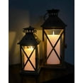 thumbnail image 6 of 4"x8" Outdoor Waterproof Flameless Candles with Remote and Timers, LED Candles, Battery Operated Candles, Electric Fake Pillar Candles for Patio, Porch, and Lanterns Decor (White), 6 of 15