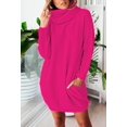 thumbnail image 3 of LAICAIW Robe Chandail Longue Ample à Col Roulé Oversize pour Femmes, 3 of 5
