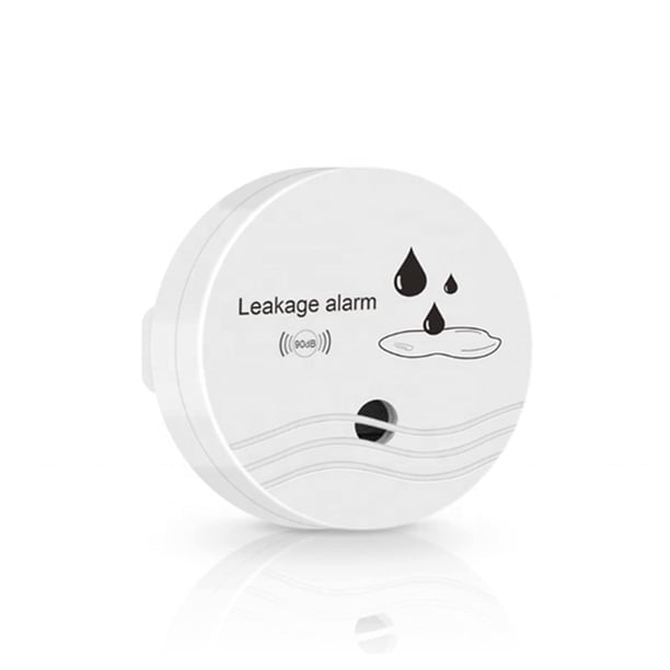 Detector de fugas de agua 90dB alarma de audio sensor de fugas a prueba de agua seguridad para el hogar
